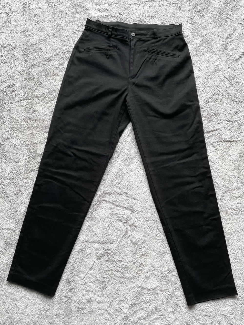 90s Vintage Huntington Ridge Basic Black Dress Pants